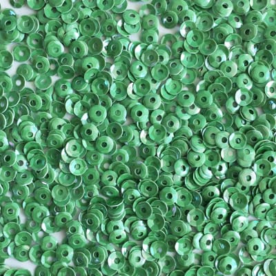 Lentejuela 3mm Verde Nacarado2