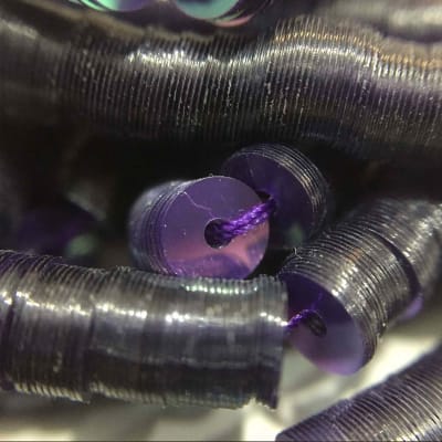 Lentejuela 4mm Morado transparente1