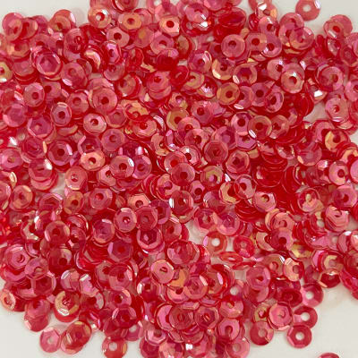 Lentejuela 3mm Rojo Transparente 2222