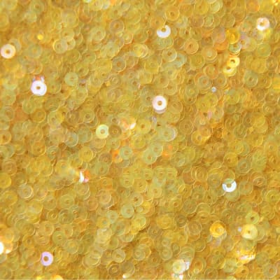 Lentejuela 3mm Amarillo transparente 2291