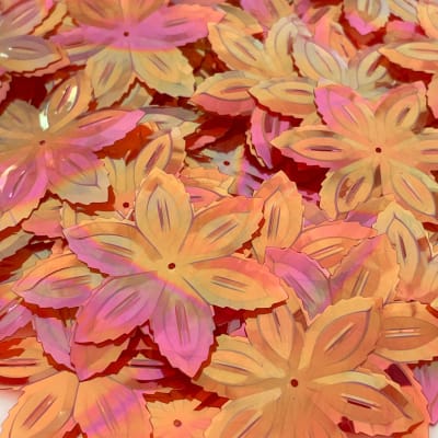 Lentejuela Flor Grande-240 Terracota