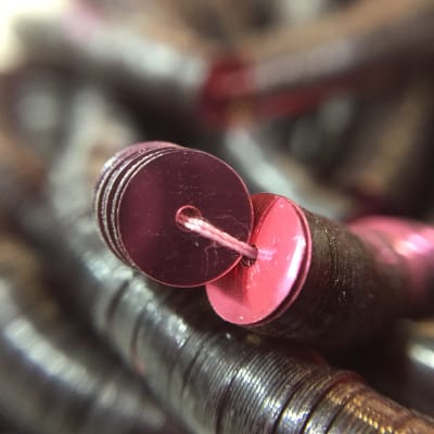 Lentejuela 10mm Rojo Nacarado