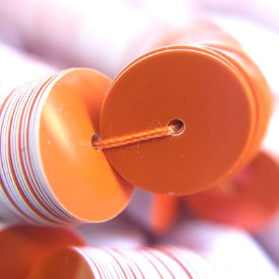 Lentejuela 10mm Naranjo Nacarado