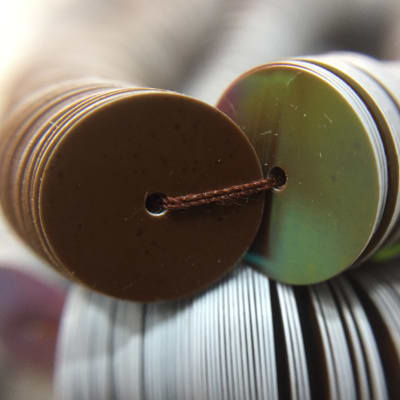 Lentejuela 10mm Cafe Nacarado