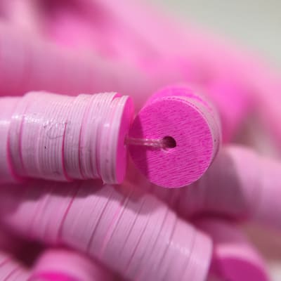 Lentejuela 5mm nacarado rosa fuerte1