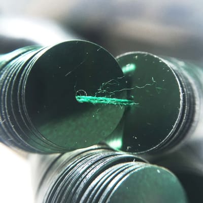 Lentejuela 10mm Verde Militar Metálico