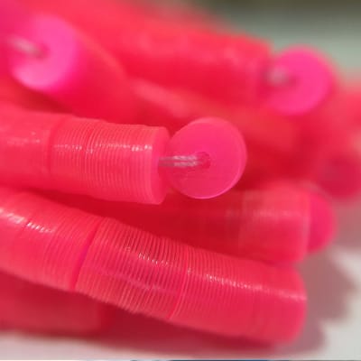 Lentejuela 5mm Rosa Transparente1