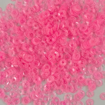 Lentejuela 3mm Rosa Transparente 2582