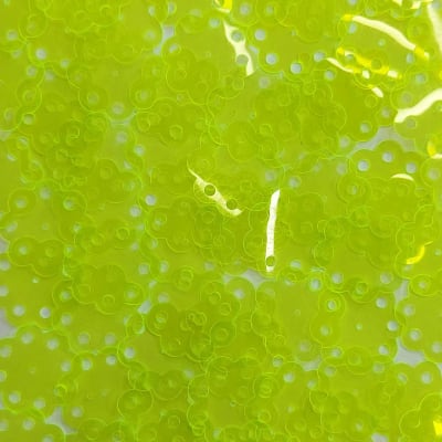 Lentejuela Girasol 20mm 264 Amarillo fluor traslúcido