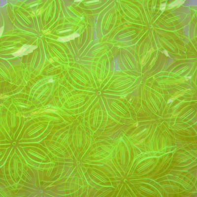 Lentejuela Flor Grande-264 Amarillo Transparente1