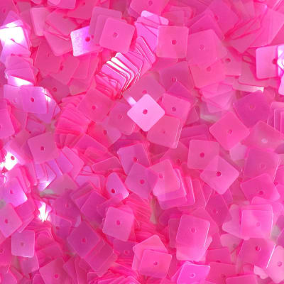 Lentejuela 6mm transparente Rosa1