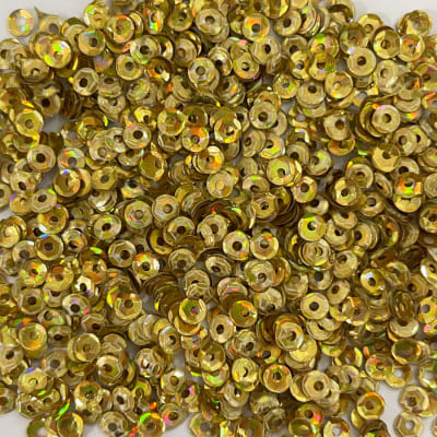 Lentejuela 3mm Oro Laser 3012