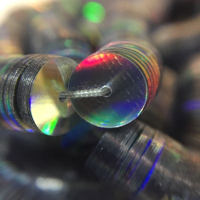 Lentejuela 5mm Plata Laser1