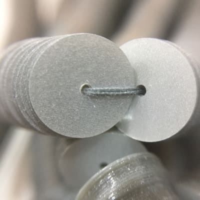 Lentejuela 10mm Plata Mate