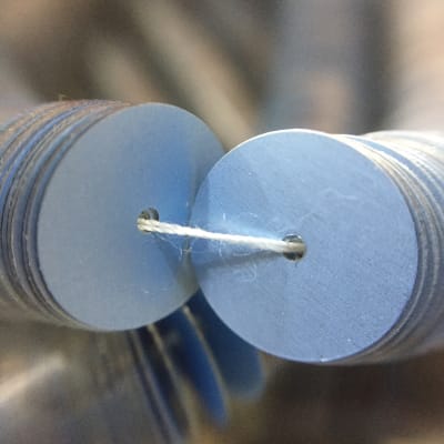 Lentejuela 8mm mate Azul Cielo1