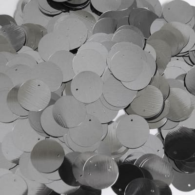 Lentejuela 17mm Gris mate