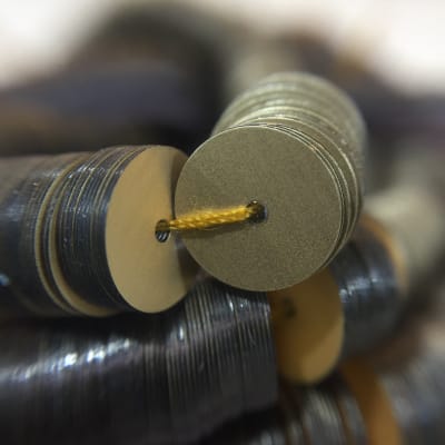 Lentejuela 10mm Oro Claro Mate