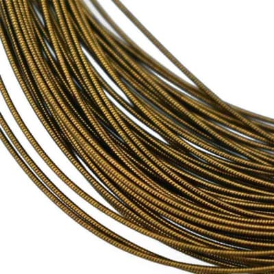 Alambre Frances rígido 1mm Dorado Antiguo