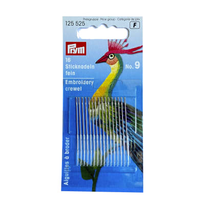 Aguja Prym 9 corta con punta
