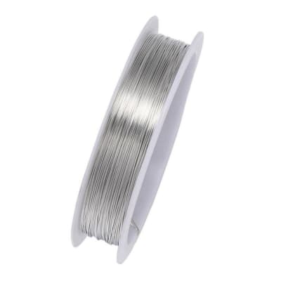 Alambre Stumpwork Plateado 0.4mm