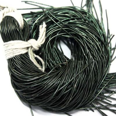 Alambre Frances liso 1mm Olivo Oscuro