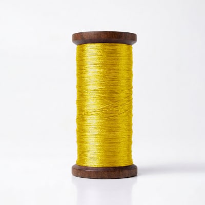 Hilo Seda vintage Amarillo1
