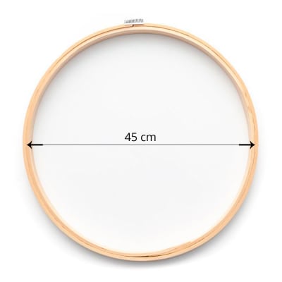 Aros para bordar madera 45cm