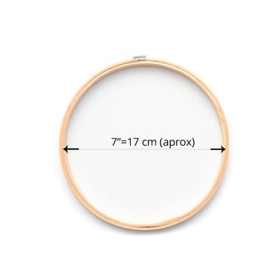 Aros para bordar madera N°7