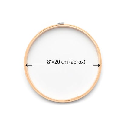 Aros para bordar madera N°8