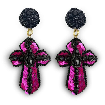 Kit Pedreria aritos de Cruz