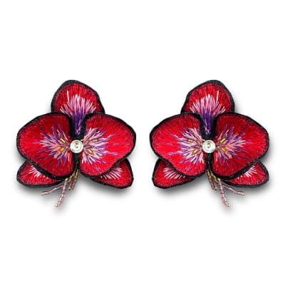 Kit pedrería Aros Orquídea más clase online