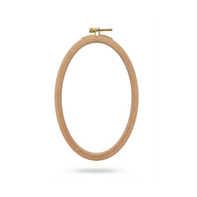 Bastidor madera ovalado 21x131