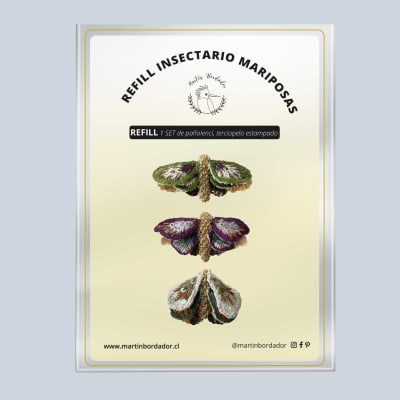 Refill Insectario 3 mariposas