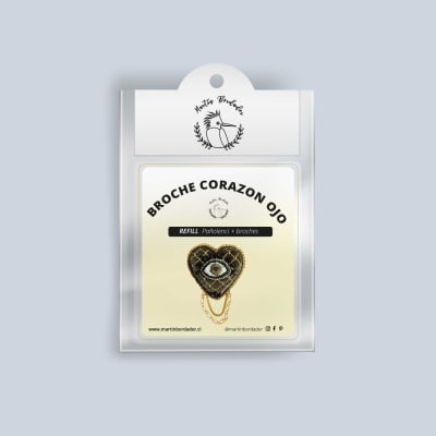 Refill corazon ojo verde