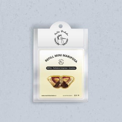 Refill broche Mini Mariposa pedreria