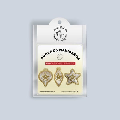 Refill Kit Adornos Navideños  (3pcs )