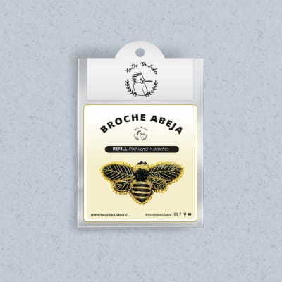 Refill Broche Abeja pedrería
