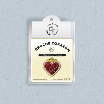 Refill Corazón en pedrería