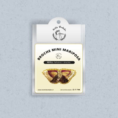 Refill broche Mini Mariposa pedreria