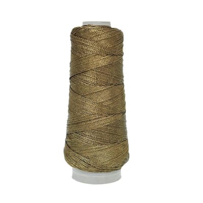 Hilo metalizado 6 hebras 0.5 mm Café