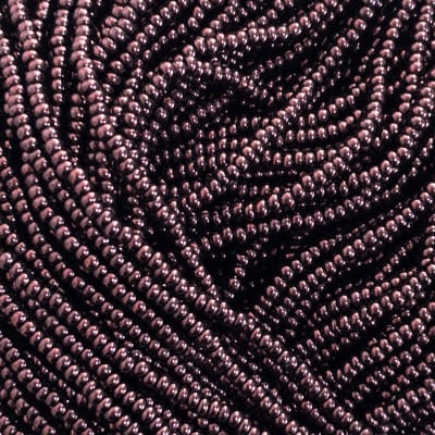 Mostacilla calibrada N. 11 Borgoña metálico