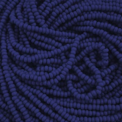 Mostacillas calibradas No.11 Azul rey fuerte 33050-0