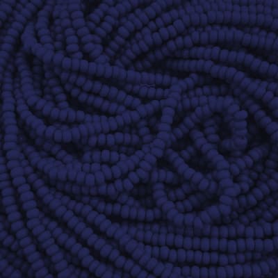 Mostacillas calibradas No.11 Azul rey fuerte 33070-0