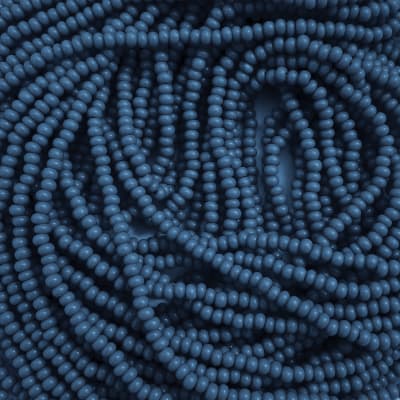 Mostacillas calibradas No.11 Azul plumbago