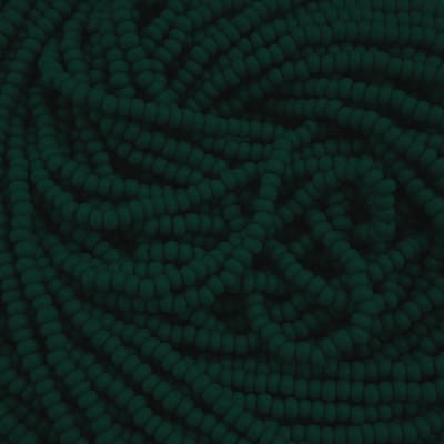 Mostacillas calibradas No.11 Verde oscuro