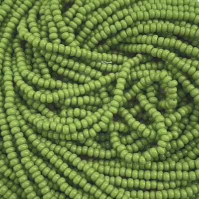 Mostacillas calibradas No.11 Verde pistache