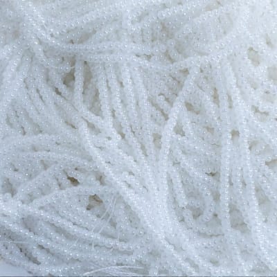 Mostacilla calibrada N.11 Blanco perla1