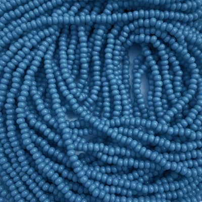 Mostacillas calibradas No.11 Azul cielo fuerte