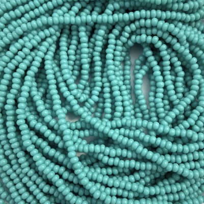 Mostacillas calibradas No.11 Verde Agua