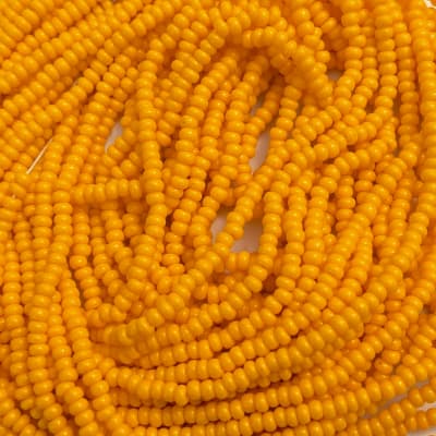 Mostacillas calibradas No.11 Naranja Claro